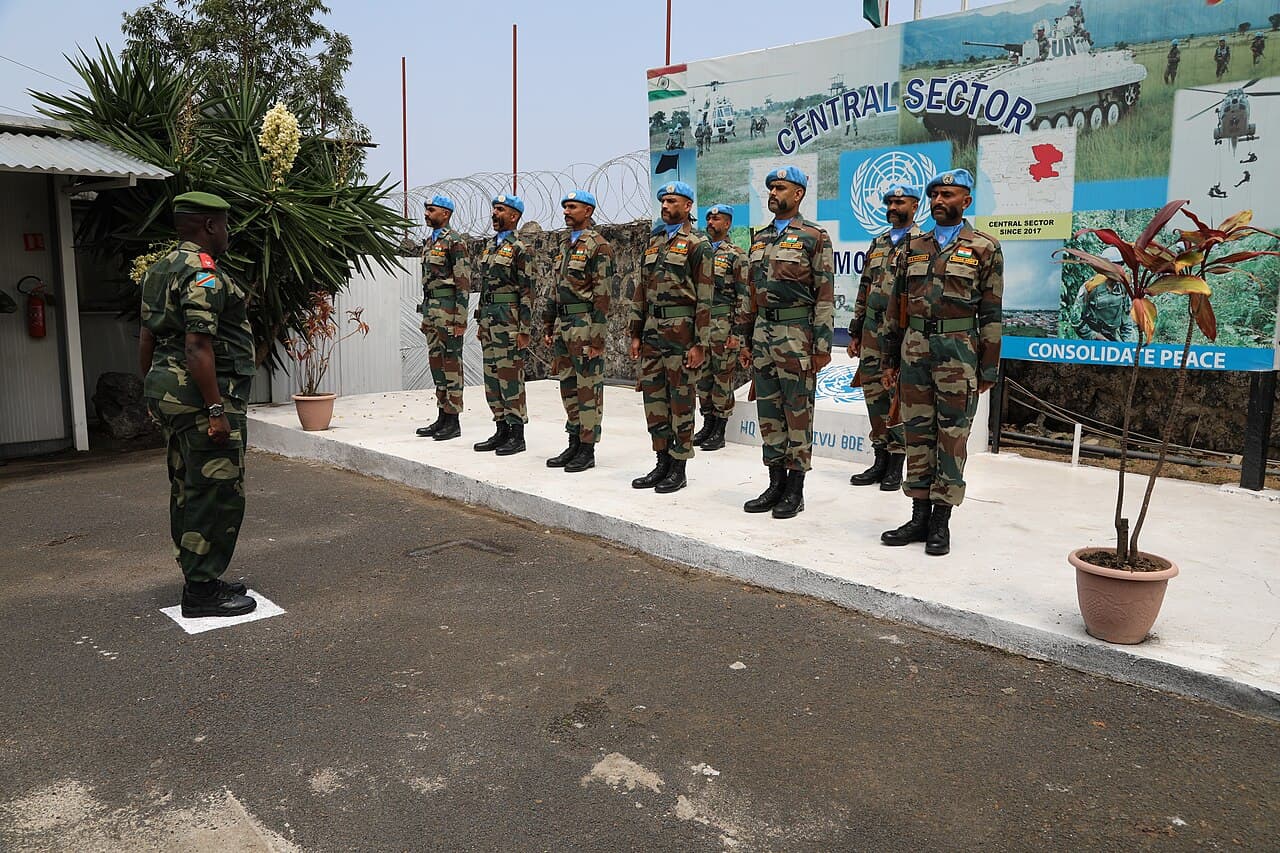 Illustration — FARDC Brig Gen Ychaligonza Nduru at the MONUSCO Headqua 7b46a803