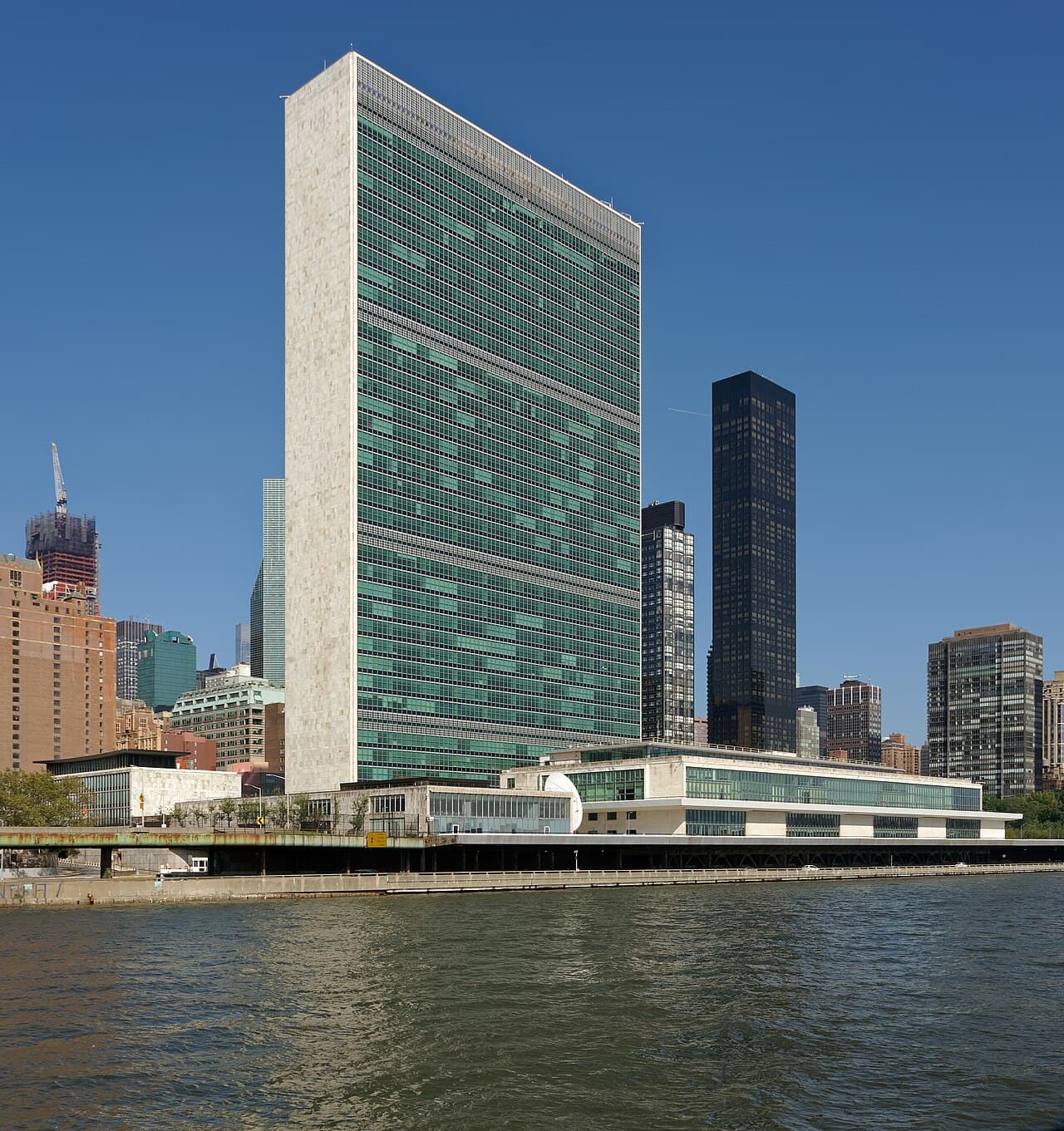 Illustration — Headquarters of the United Nations New York City 20231001 1103 1006