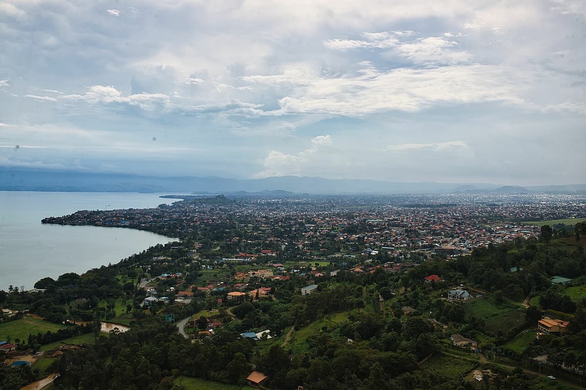 Illustration — Kivu Goma and Rubavu On Rwanda Side