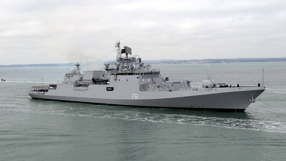 Cover — INS Trikand entering the port of Djibouti 01